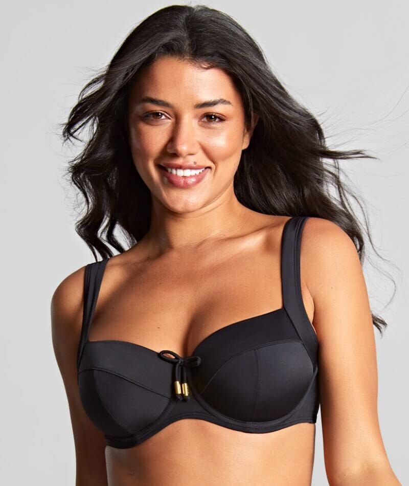 Panache Swimwear Anya Riva Balconnet Underwired Bikini - Black Swim